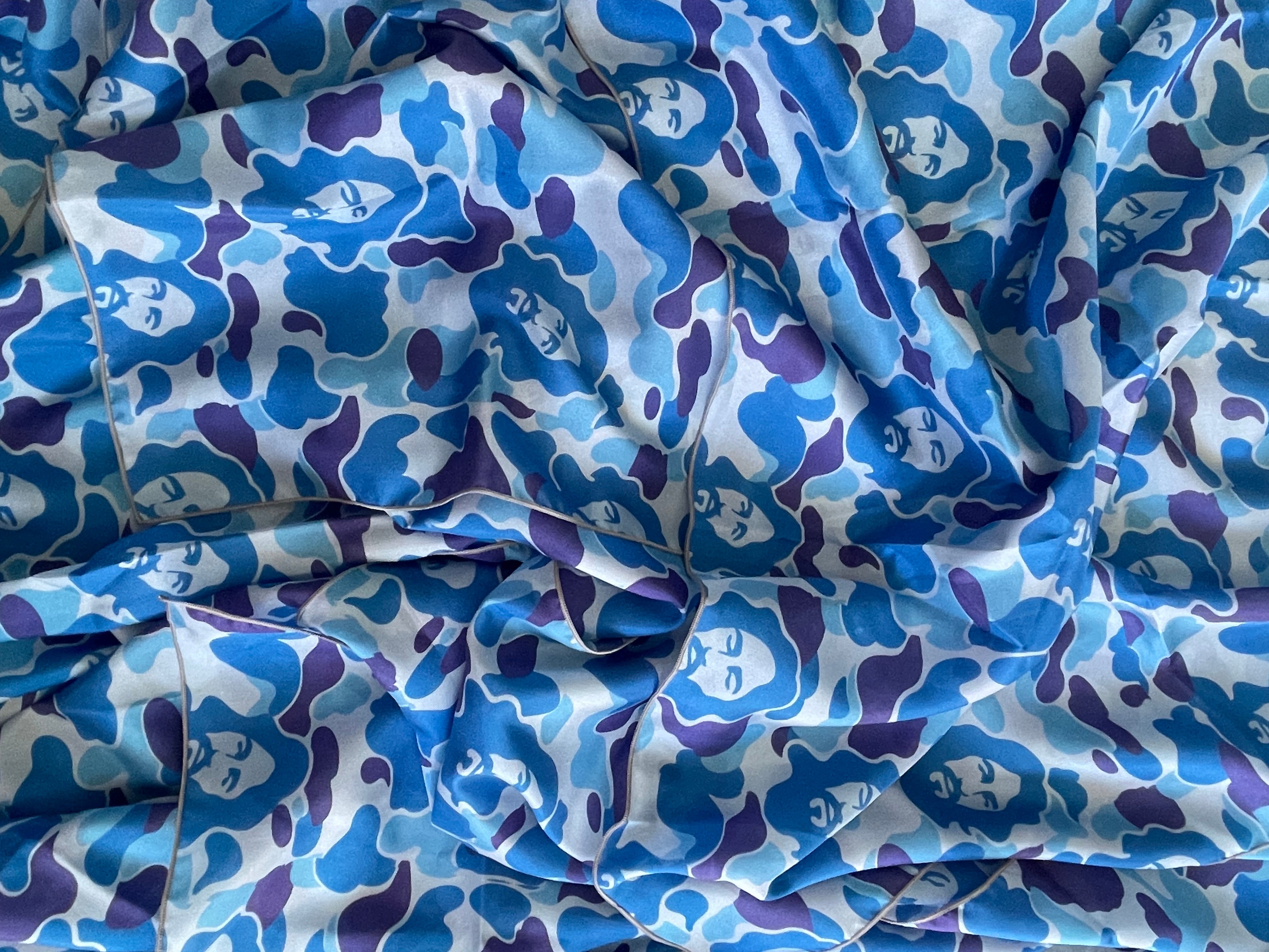 BLUE FAPE CAMO FLAG